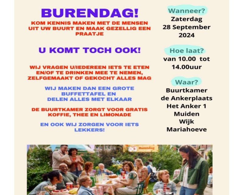 Burendag Ankerplaats